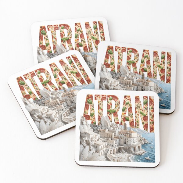 Item preview, Atrani Travel Typography Sticker Souvenir Summer Edition designed and sold by Imaginarium of Chaos falcon88 .