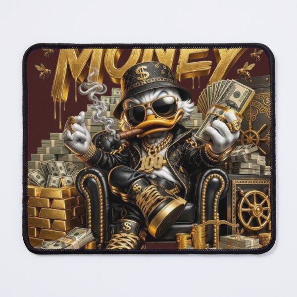 Item preview, Money Boss Duck – Luxury Millionaire Duck Gangster Wealth Design designed and sold by Marketflowcreation .