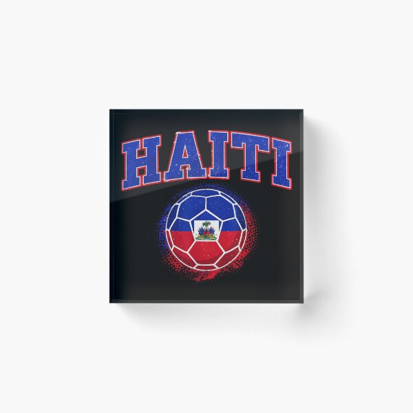 Item preview, Haiti Soccer Football Team National Flag Spirit Distressed Sports Graphic Print designed and sold by Capisedo.