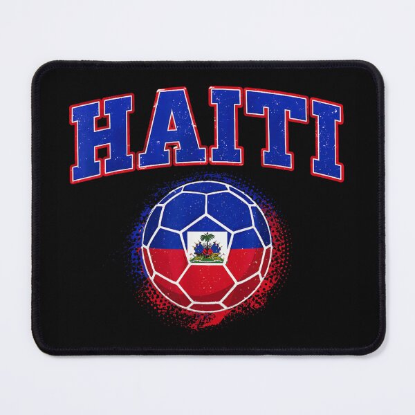 Item preview, Haiti Soccer Football Team National Flag Spirit Distressed Sports Graphic Print designed and sold by Capisedo.