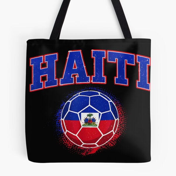 Item preview, Haiti Soccer Football Team National Flag Spirit Distressed Sports Graphic Print designed and sold by Capisedo.