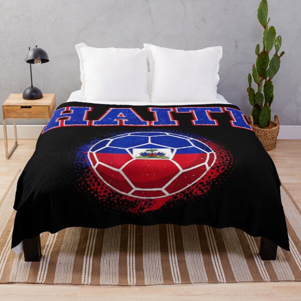 Item preview, Haiti Soccer Football Team National Flag Spirit Distressed Sports Graphic Print designed and sold by Capisedo.