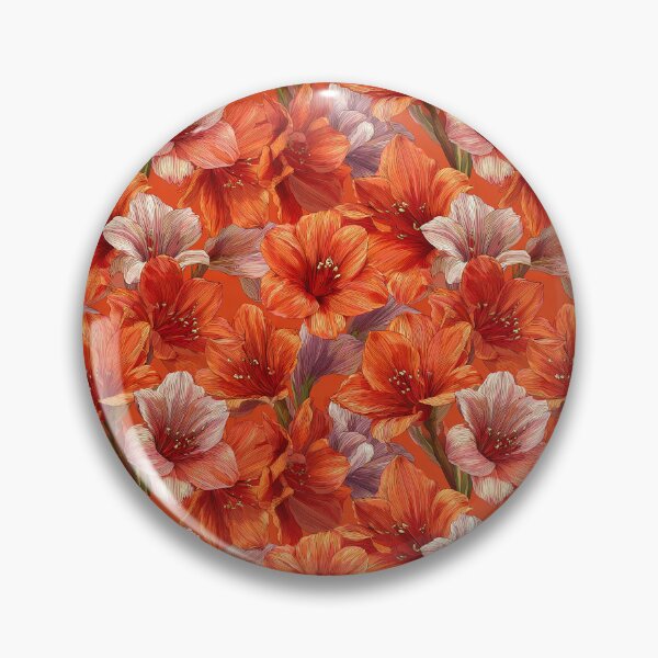 Item preview, Charming Amaryllis Texture - Flower Floral Pattern   - Retirement Gifts for Dad designed and sold by RoyalStarsPatts.