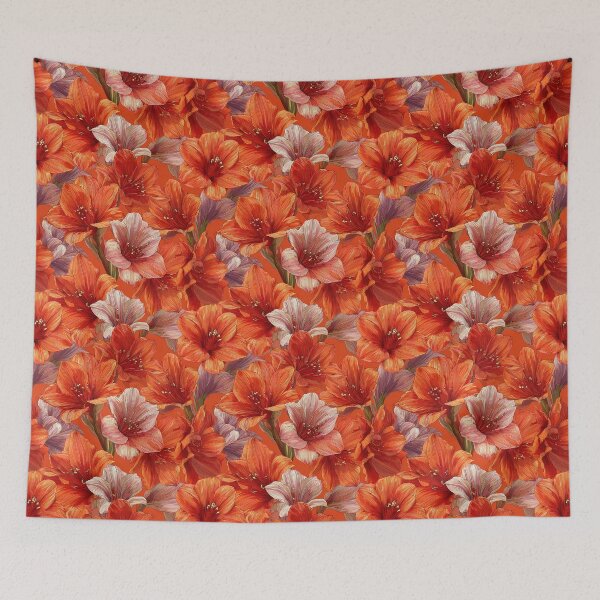 Item preview, Charming Amaryllis Texture - Flower Floral Pattern   - Retirement Gifts for Dad designed and sold by RoyalStarsPatts.