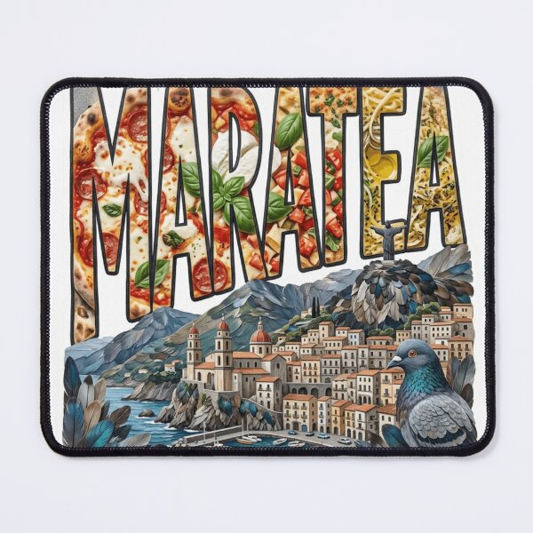 Item preview, Maratea Coastal Travel Typography Sticker Souvenir Summer Edition designed and sold by Imaginarium of Chaos falcon88 .