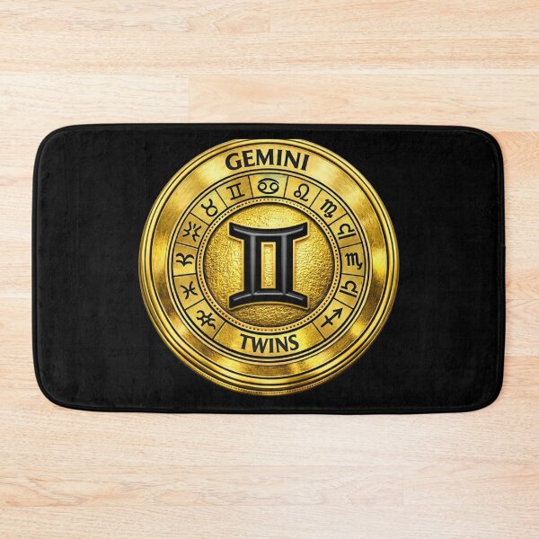 Item preview, Gemini Zodiac Symbol – Gold Disc designed and sold by Warrior’s Path.