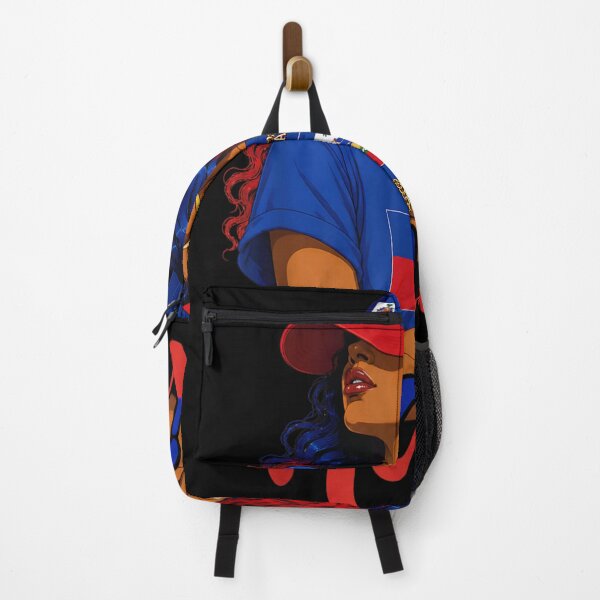 Item preview, Melanin Haitian Woman Wearing Flag Cap Patriotic Ayiti Culture Portrait Art designed and sold by Capisedo.