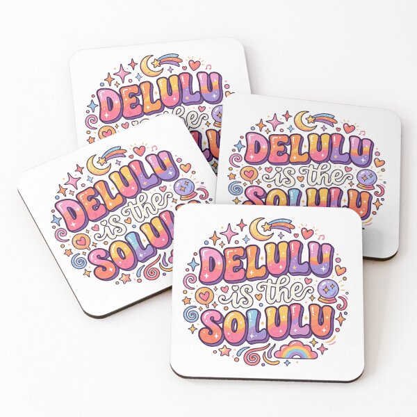 Item preview, Delulu Is The Solulu Funny Gen Z Slang Aesthetic Meme designed and sold by LevelUpLad.