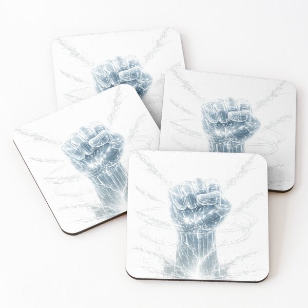 Item preview, Fist of Power Transparent Energy Artwork designed and sold by Hookesmode.