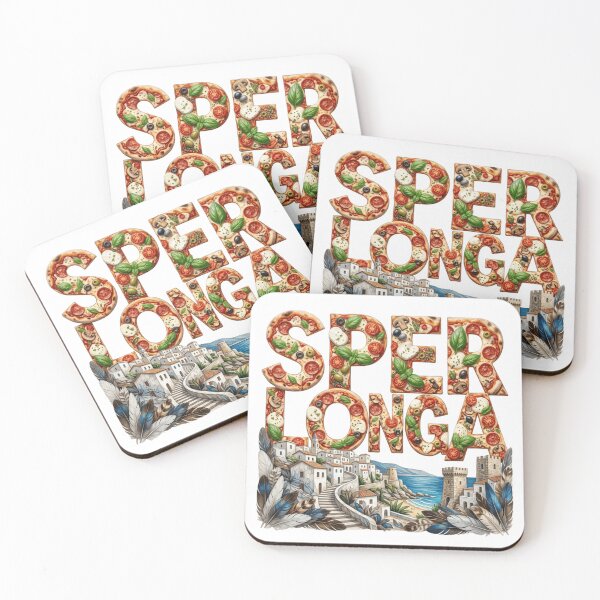 Item preview, Sperlonga Seaside Travel Typography Sticker designed and sold by Imaginarium of Chaos falcon88 .
