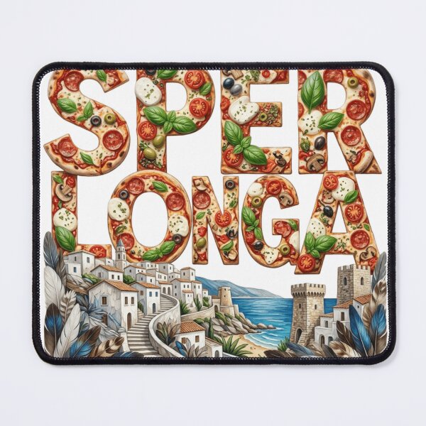 Item preview, Sperlonga Seaside Travel Typography Sticker designed and sold by Imaginarium of Chaos falcon88 .
