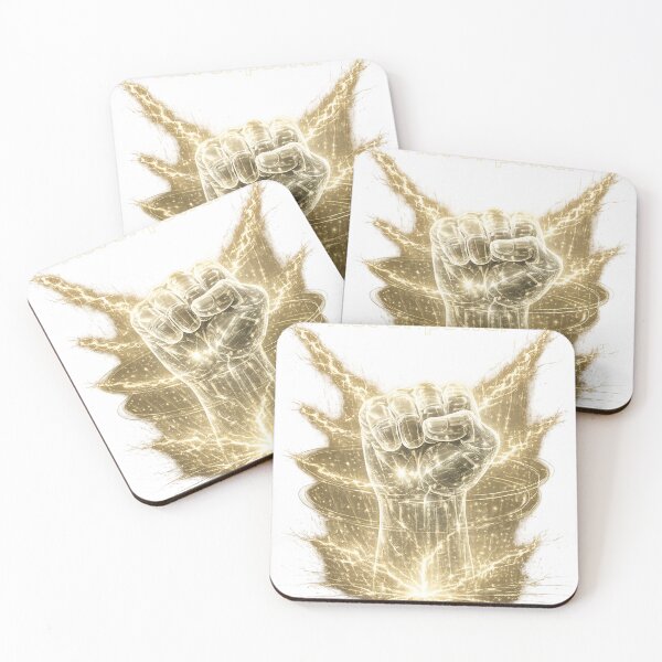 Item preview, Fist of Power Transparent Energy Artwork designed and sold by Hookesmode.