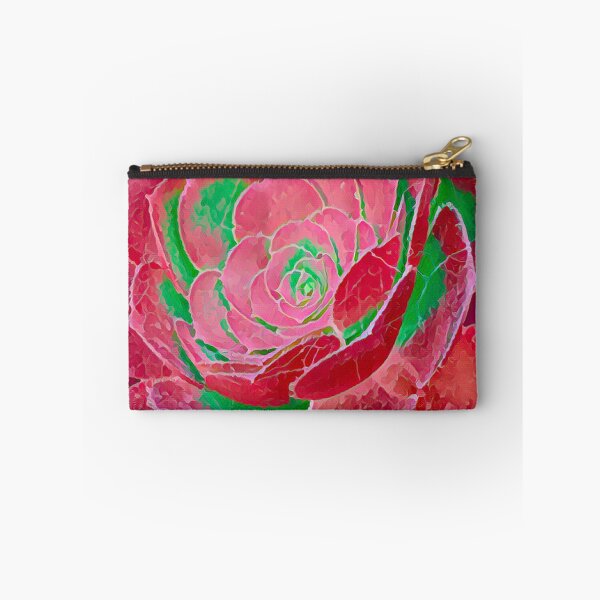 Item preview, Pop Art Pink and Green Succulent Digital Painting designed and sold by BalkanBloom.