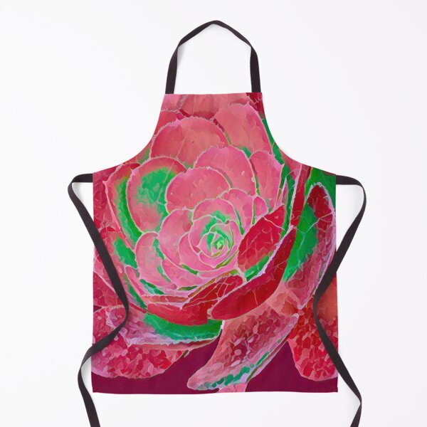 Item preview, Pop Art Pink and Green Succulent Digital Painting designed and sold by BalkanBloom.