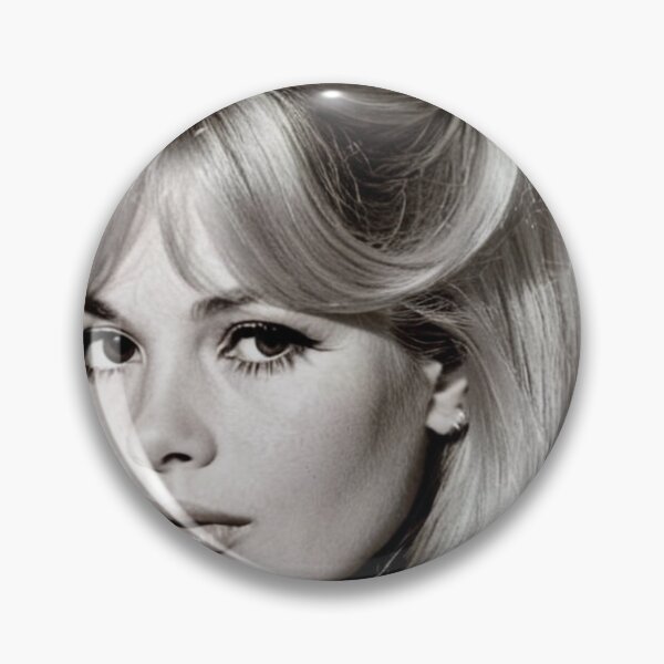 Item preview, Cinema - Great French Actress, Black and White Portrait with London Mod Chignon of the 1960s designed and sold by Beat-It.