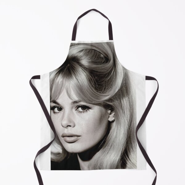 Item preview, Cinema - Great French Actress, Black and White Portrait with London Mod Chignon of the 1960s designed and sold by Beat-It.
