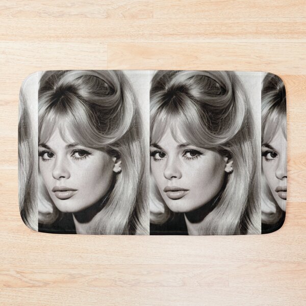 Item preview, Cinema - Great French Actress, Black and White Portrait with London Mod Chignon of the 1960s designed and sold by Beat-It.