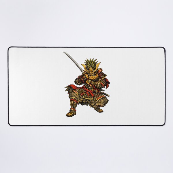 Item preview, Samurai Pineapple Warrior Funny Japanese Armor Fruit Character designed and sold by irfanshikh.