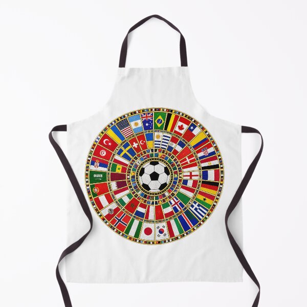 Item preview, Global Soccer Nations Mosaic - World Football Flags Mandala designed and sold by ArtistrySky.