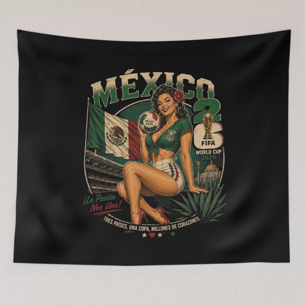 Item preview, Pinup MEXICO WORLD CUP Variant  designed and sold by PINDROPPA.