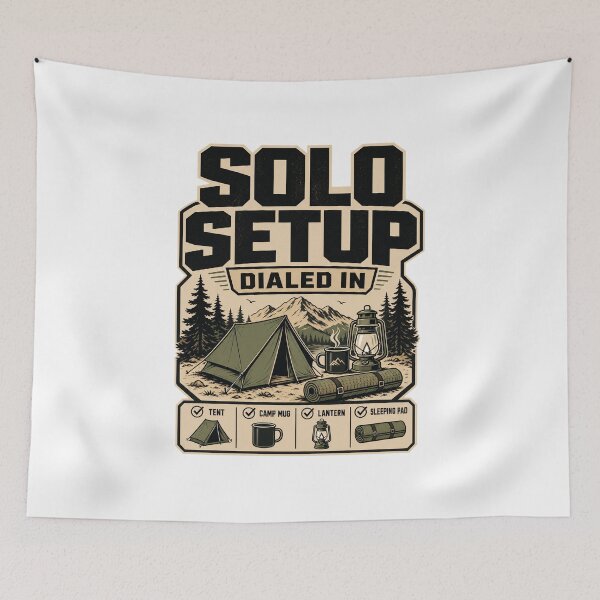 Item preview, Perfect solo camping setup designed and sold by pirminio.