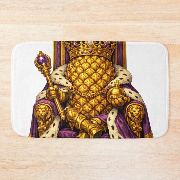 Item preview, Pineapple King Royal Throne Funny Tropical Fruit King Design designed and sold by irfanshikh.