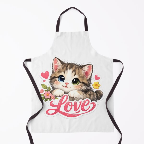 Item preview, lovely cute kitten designed and sold by Geek4Art.