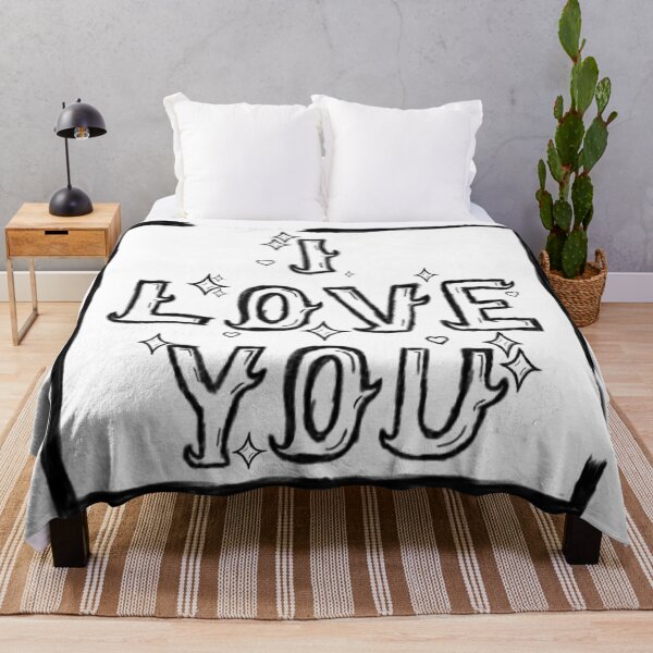 Item preview, I Love You Original Hand Lettered Gothic Grunge Typography designed and sold by Kitishop.