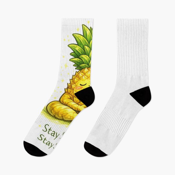 Item preview, Stay Sharp Stay Sweet Meditating Pineapple Motivational Yoga Design designed and sold by irfanshikh.