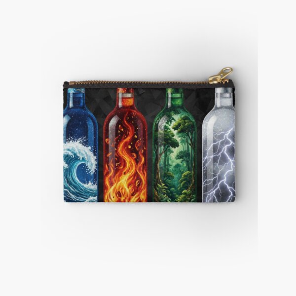 Item preview, Mosaic Diamond Painting Four Element Bottles designed and sold by Pioneer Spirit Market.