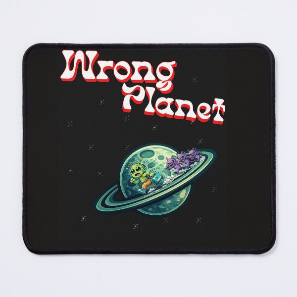 Item preview, Wrong Planet - Funny Alien Retro Sci-Fi Design designed and sold by Velorand.