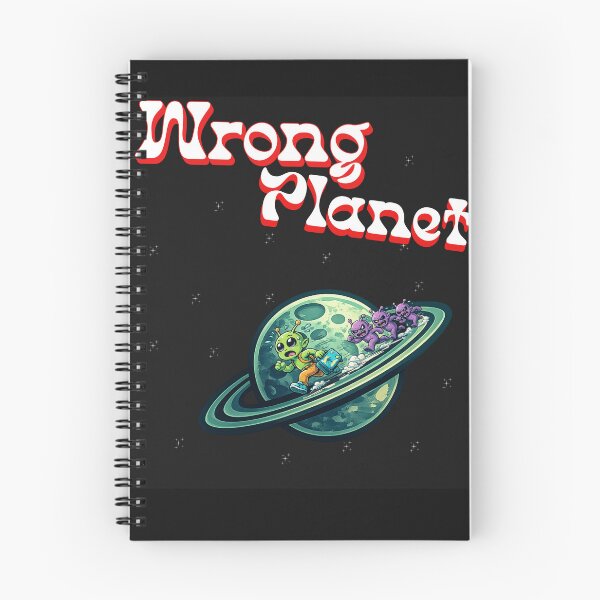 Item preview, Wrong Planet - Funny Alien Retro Sci-Fi Design designed and sold by Velorand.
