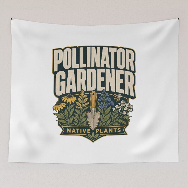 Item preview, Pollinator gardener with native plants designed and sold by pirminio.