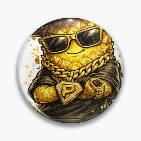 Item preview, Gangsta Pineapple Gold Chain Hip Hop Funny Fruit Streetwear Design designed and sold by irfanshikh.