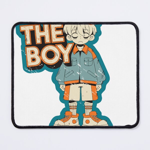 Item preview, Retro Sad Anime Boy Sticker designed and sold by inkfusionhub99.