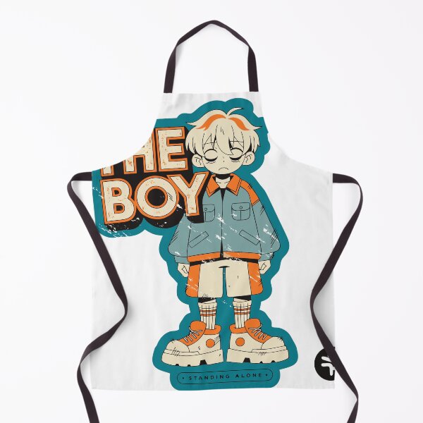 Item preview, Retro Sad Anime Boy Sticker designed and sold by inkfusionhub99.