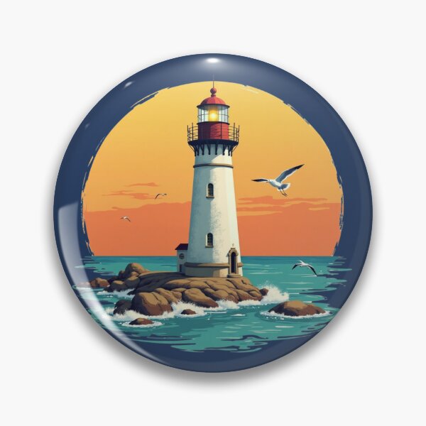 Item preview, Florida Lighthouse Sunset Paradise designed and sold by piketo.