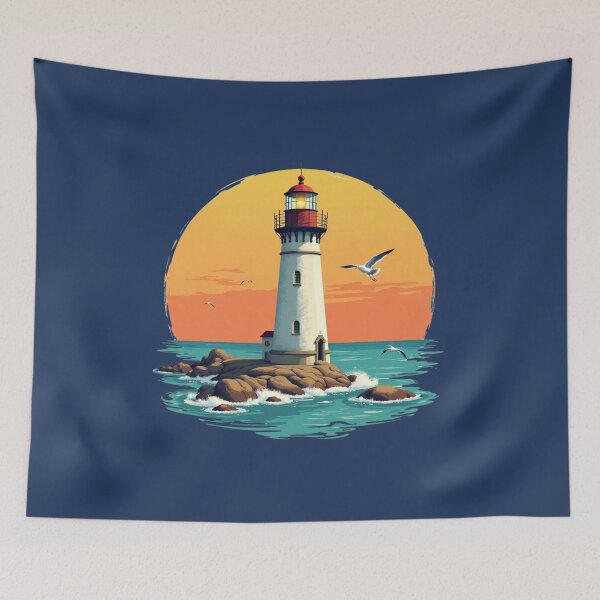 Item preview, Florida Lighthouse Sunset Paradise designed and sold by piketo.