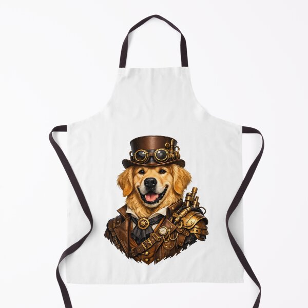 Item preview, Golden Retriever Steampunk Gentleman designed and sold by builtforyou.