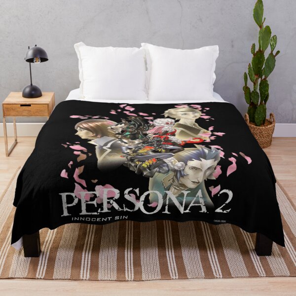 Item preview, Persona Two Innocent Sin Classic Retro JRPG Character Group Cherry Blossoms designed and sold by Daisy Grimes.
