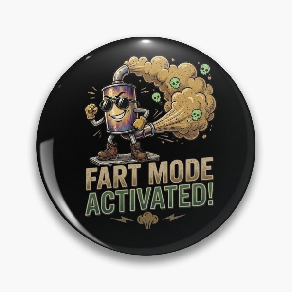Item preview, Fart Mode Activated Funny Quote designed and sold by VivaStencil.