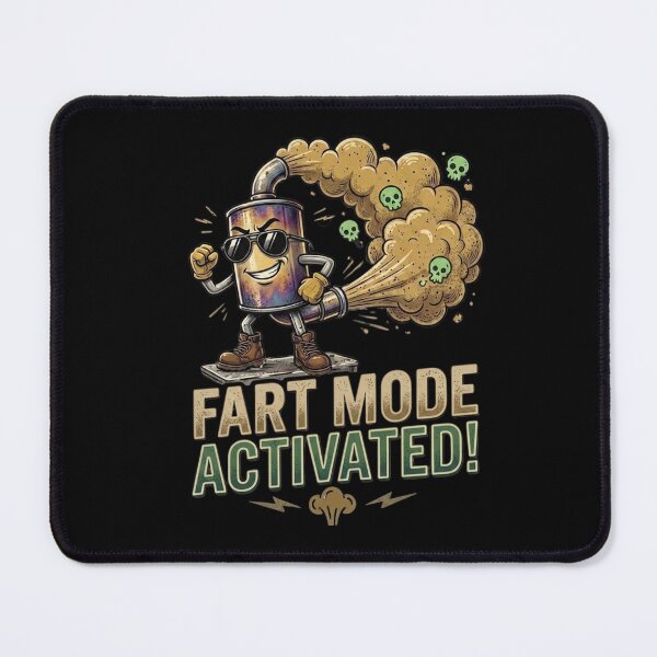 Item preview, Fart Mode Activated Funny Quote designed and sold by VivaStencil.