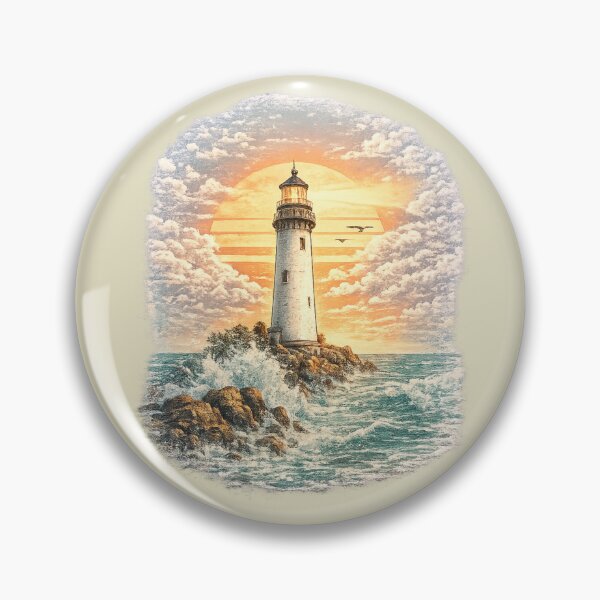 Item preview, Tropical Florida Lighthouse Sunset Paradise designed and sold by piketo.