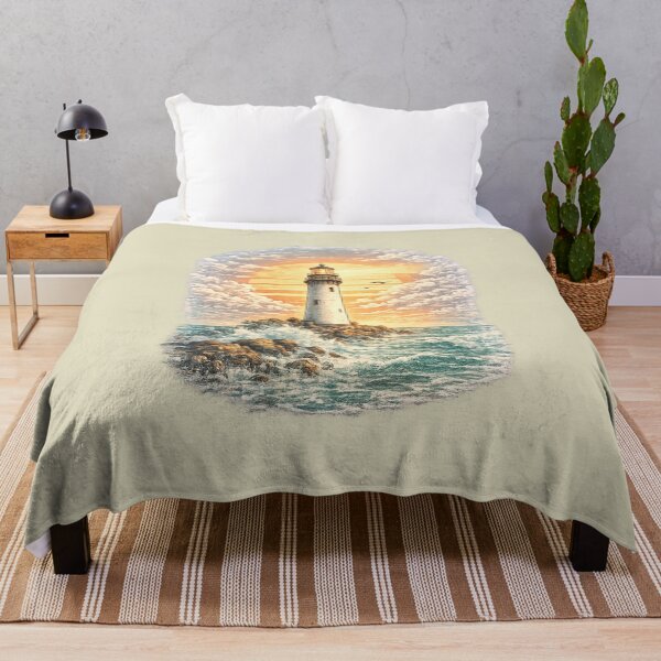 Item preview, Tropical Florida Lighthouse Sunset Paradise designed and sold by piketo.
