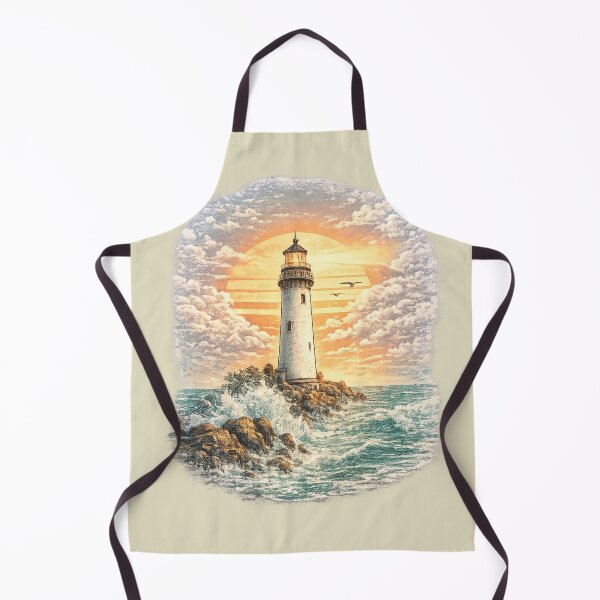 Item preview, Tropical Florida Lighthouse Sunset Paradise designed and sold by piketo.