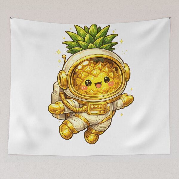Item preview, Cute Astronaut Pineapple Space Suit Funny Kawaii Fruit Design designed and sold by irfanshikh.