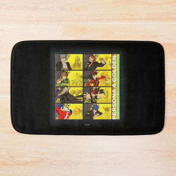 Item preview, Persona Four Golden Investigation Team Yellow TV Grid Anime Character Display designed and sold by Daisy Grimes.
