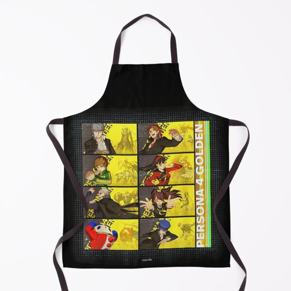 Item preview, Persona Four Golden Investigation Team Yellow TV Grid Anime Character Display designed and sold by Daisy Grimes.