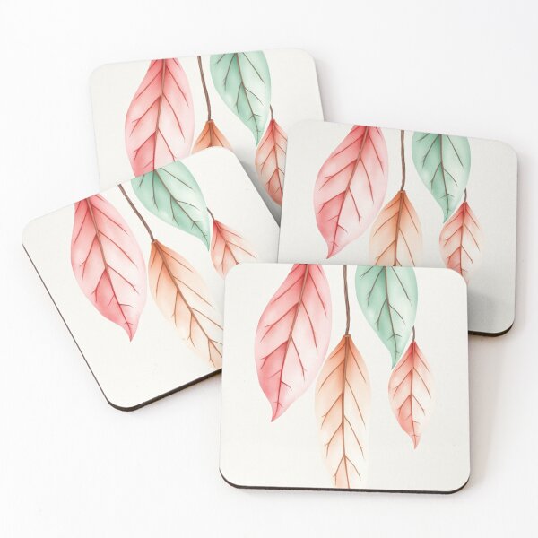 Item preview, Minimalist Hanging Watercolor Autumn Leaves Art designed and sold by Vida e Arte.