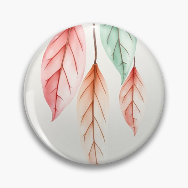 Item preview, Minimalist Hanging Watercolor Autumn Leaves Art designed and sold by Vida e Arte.
